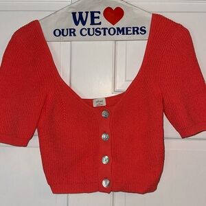 Wilfred Aritzia Hot Pink Crop Top. Never worn